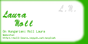 laura moll business card